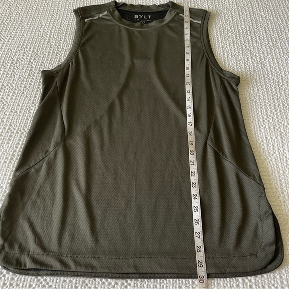 BYLT Basics Sleeveless Tank Top Men’s Size L Running Performance Olive Green - Picture 10 of 12